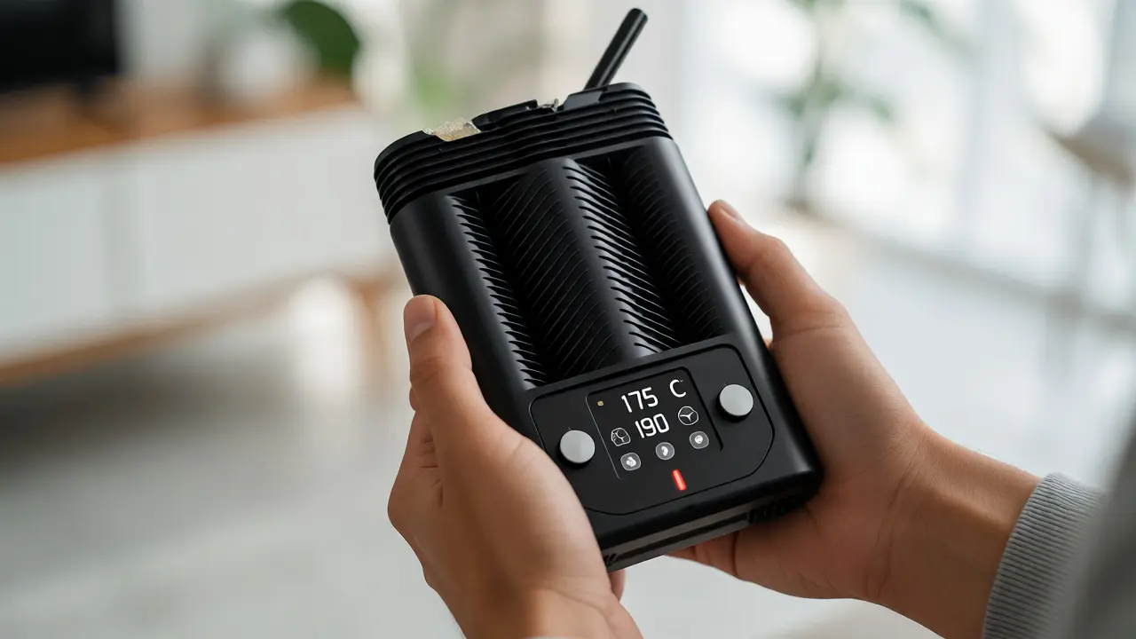 Moderní konvekční vaporizér s přesným nastavením nízké teploty